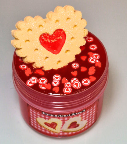 Jammy Heart Biscuit - DIY Clay Slime
